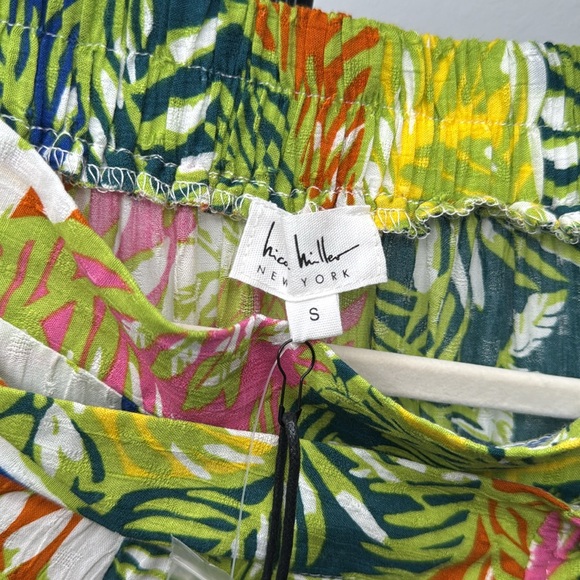 Nicole Miller Multicolor Leaf Print - Picture 2 of 9